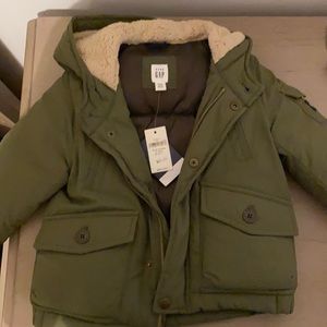 Gap Baby green winter jacket 18-24M
